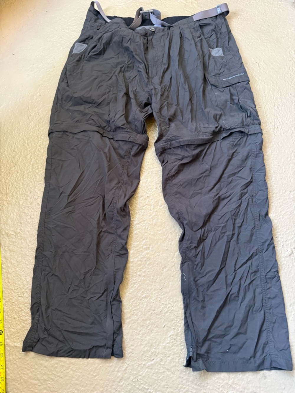 ExOfficio Men's Dark Gray Hiking Shorts and Pants dual size XL